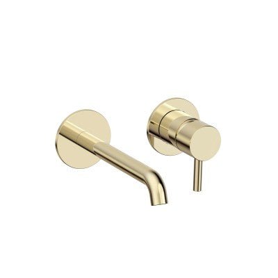 Vøra | LYN - Inbouw Wastafelkraan - Geborsteld messing - Tegeleend