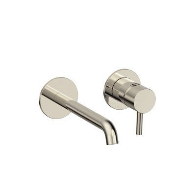 Vøra | LYN - Inbouw Wastafelkraan - Geborsteld nikkel - Tegeleend