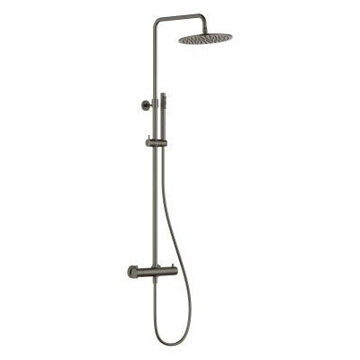 Vøra | LYN - Regendoucheset - Gunmetal - Tegeleend