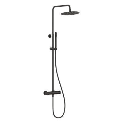 Vøra | LYN - Regendoucheset - Mat zwart - Tegeleend