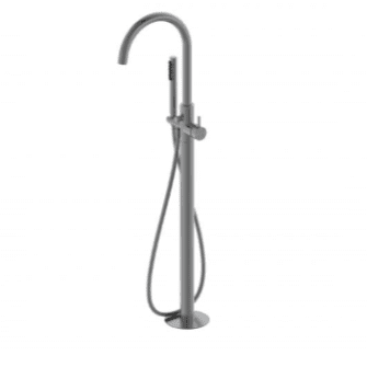 Vøra | LYN – Vrijstaande badmengkraan – Gunmetal - Tegeleend