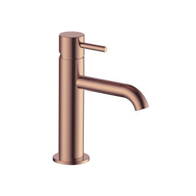 Vøra | LYN - Wastafelkraan - Geborsteld brons - Tegeleend