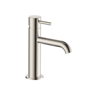 Vøra | LYN - Wastafelkraan - Geborsteld nikkel - Tegeleend