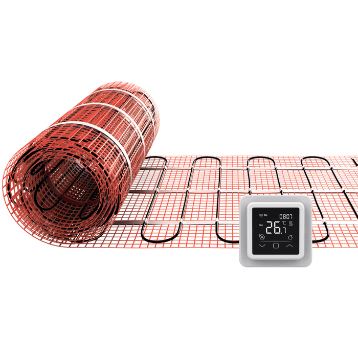 Wiesbaden by Magnum elektrische vloerverwarming set met WiFi thermostaat - Tegeleend
